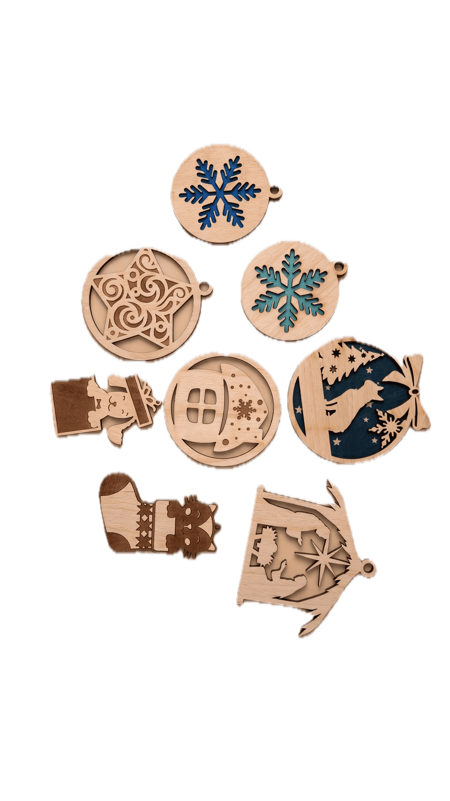 Drevená vianočná ozdoba