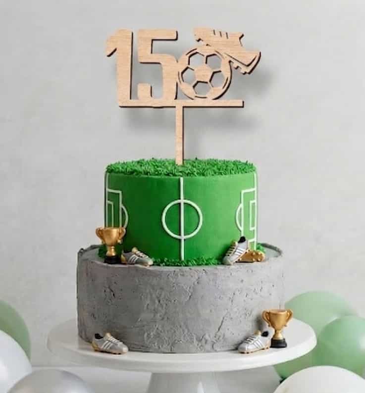 Zápich na tortu - Narodeniny - Futbal (Futbalista)