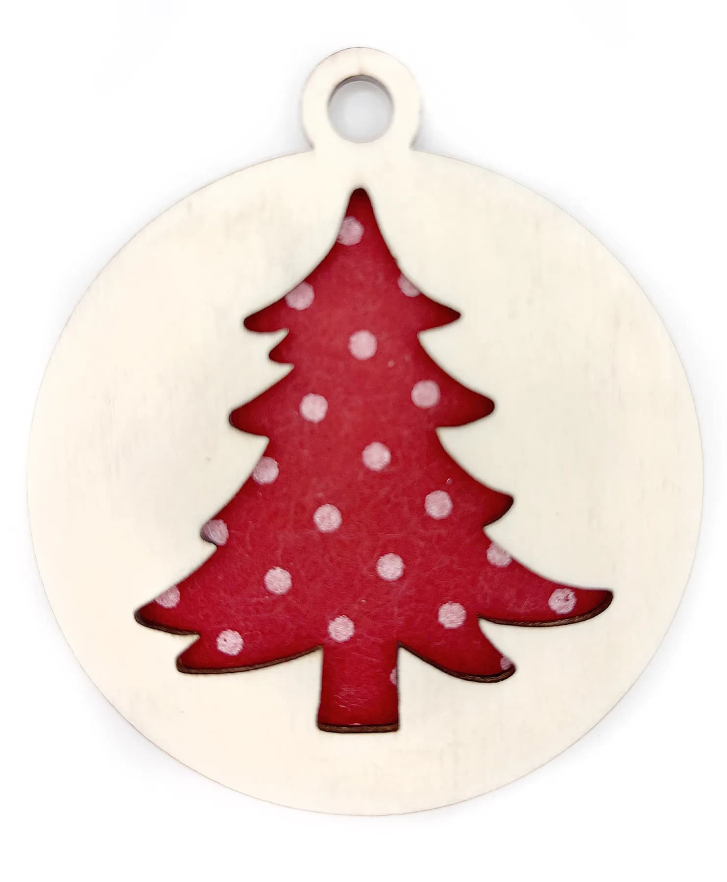 Ornament de brad din lemn – Motiv de Crăciun 2