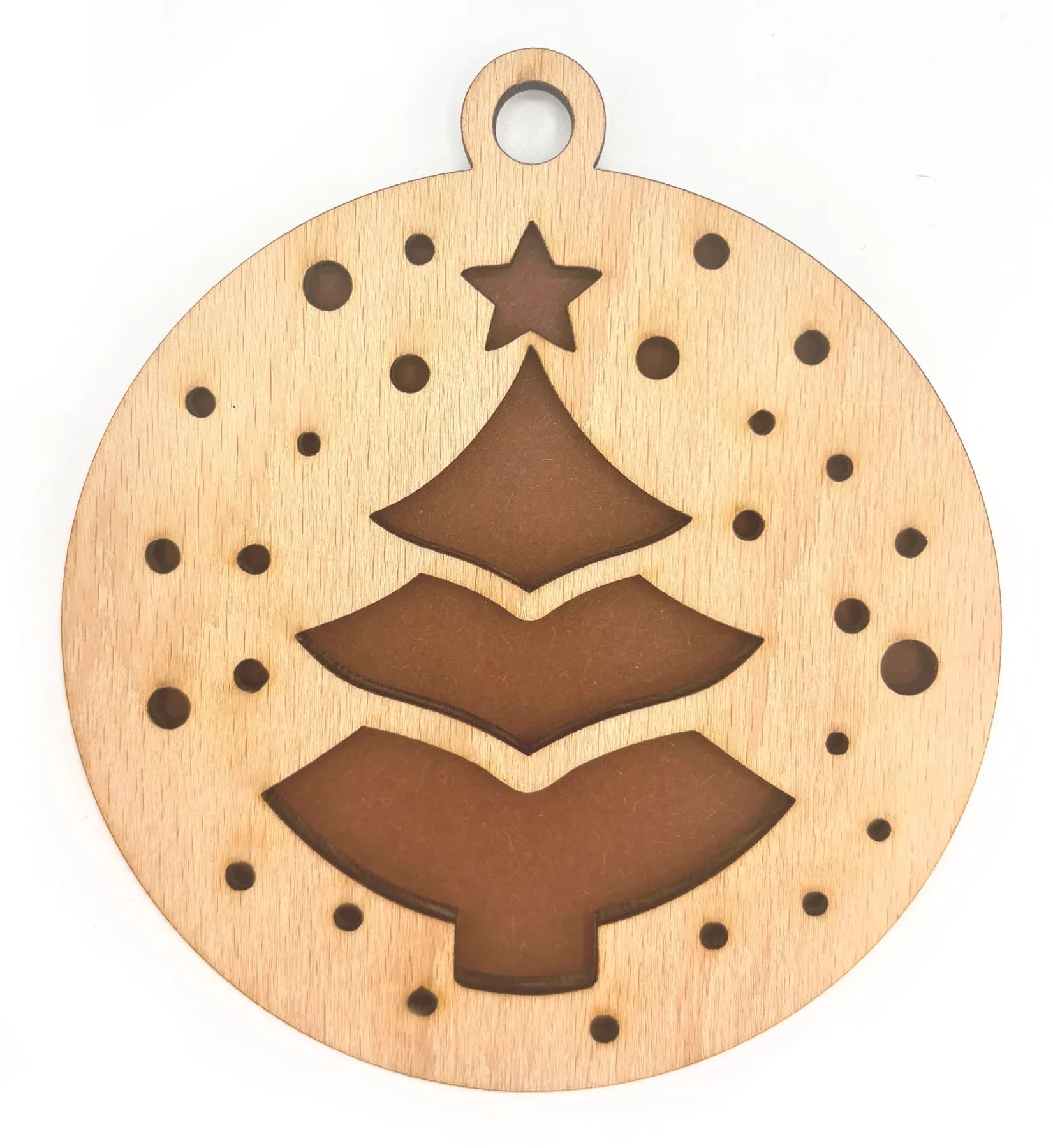 Décoration de Noël en bois – Motif de Noël 3