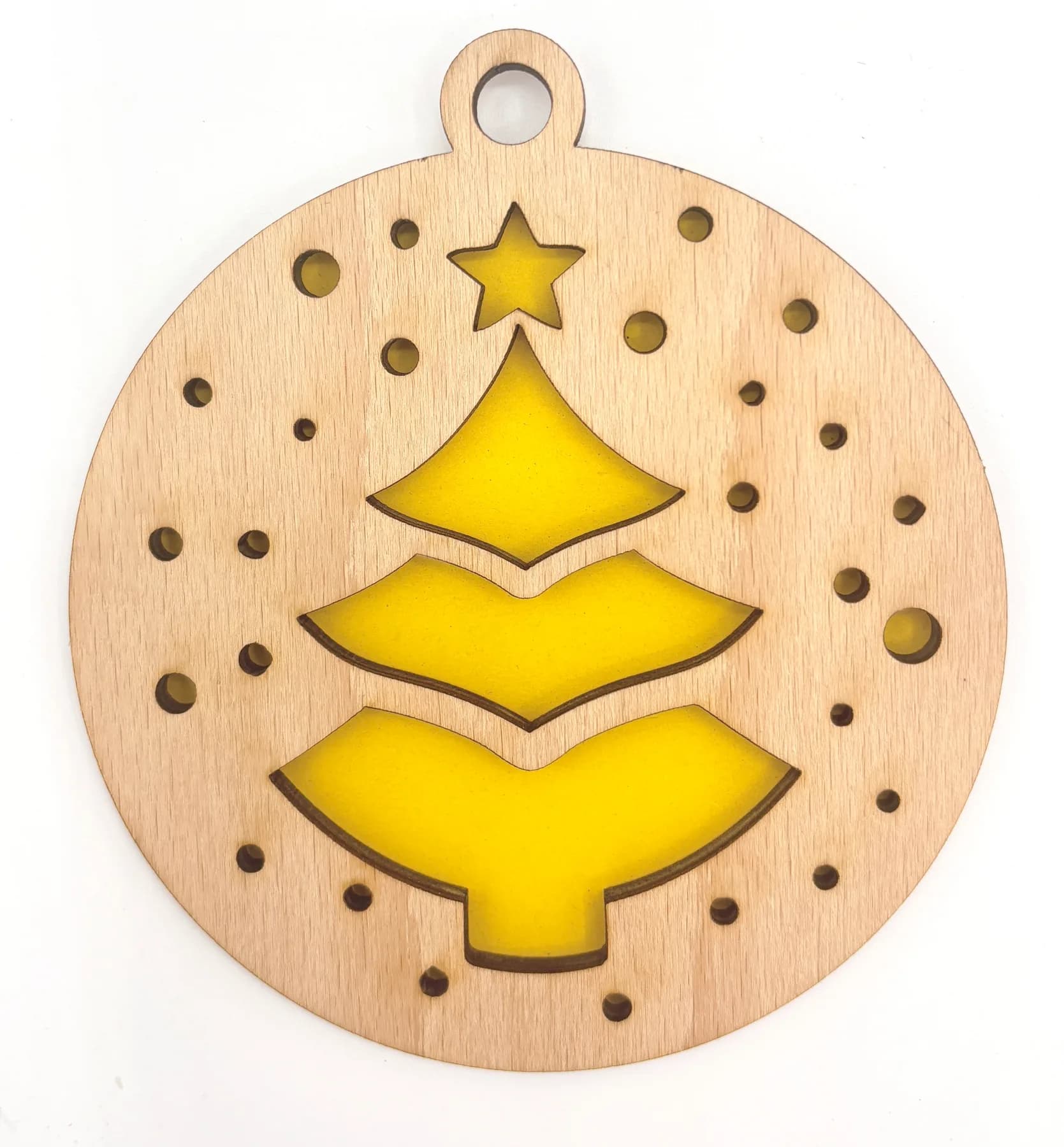 Décoration de Noël en bois – Motif de Noël 3