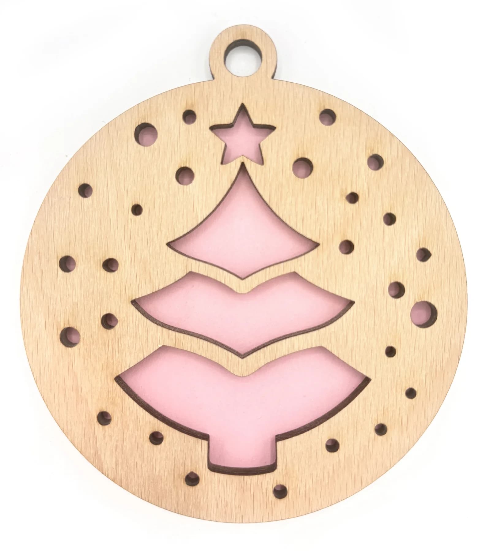 Décoration de Noël en bois – Motif de Noël 3
