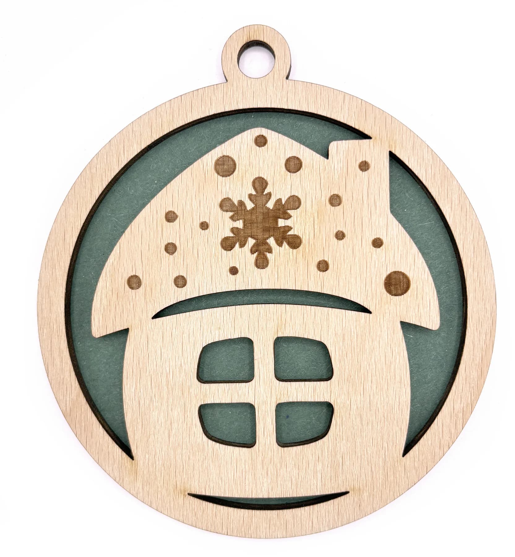 Décoration de Noël en bois – Motif de Noël 7