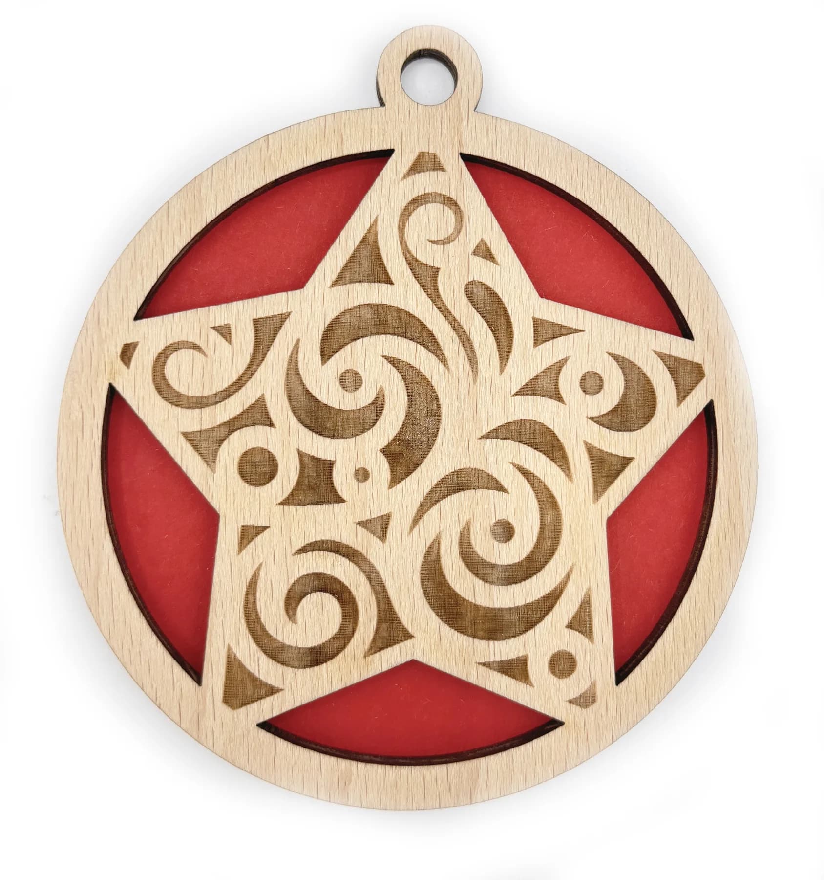 Décoration de Noël en bois – Motif de Noël 8