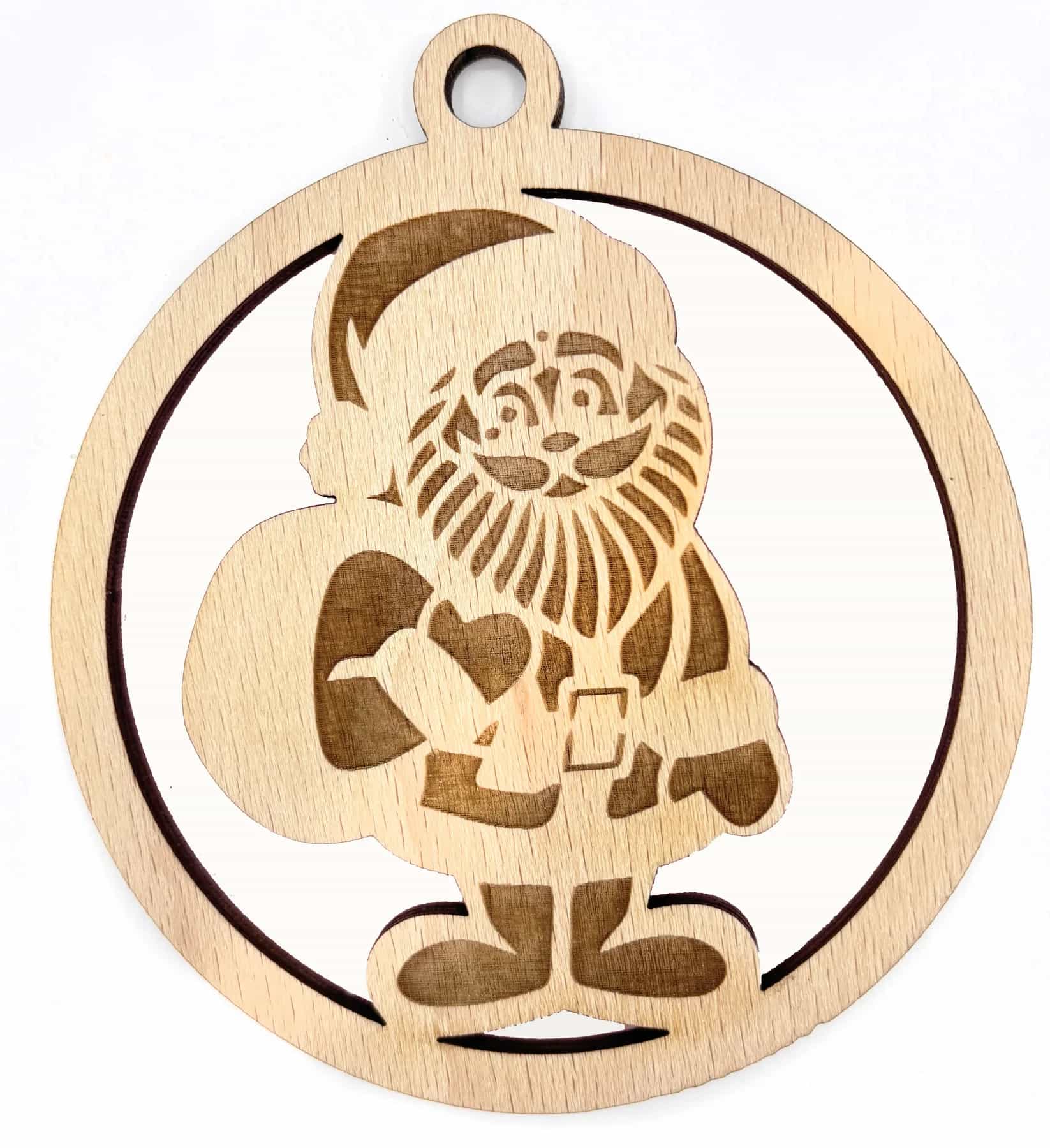 Décoration de Noël en bois – Motif de Noël 12