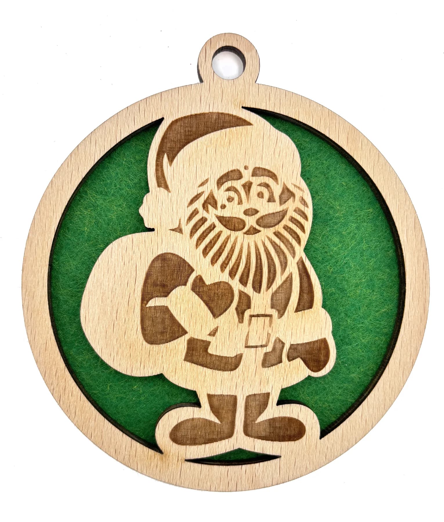 Christbaumanhänger aus Holz – Weihnachtsmotiv 12
