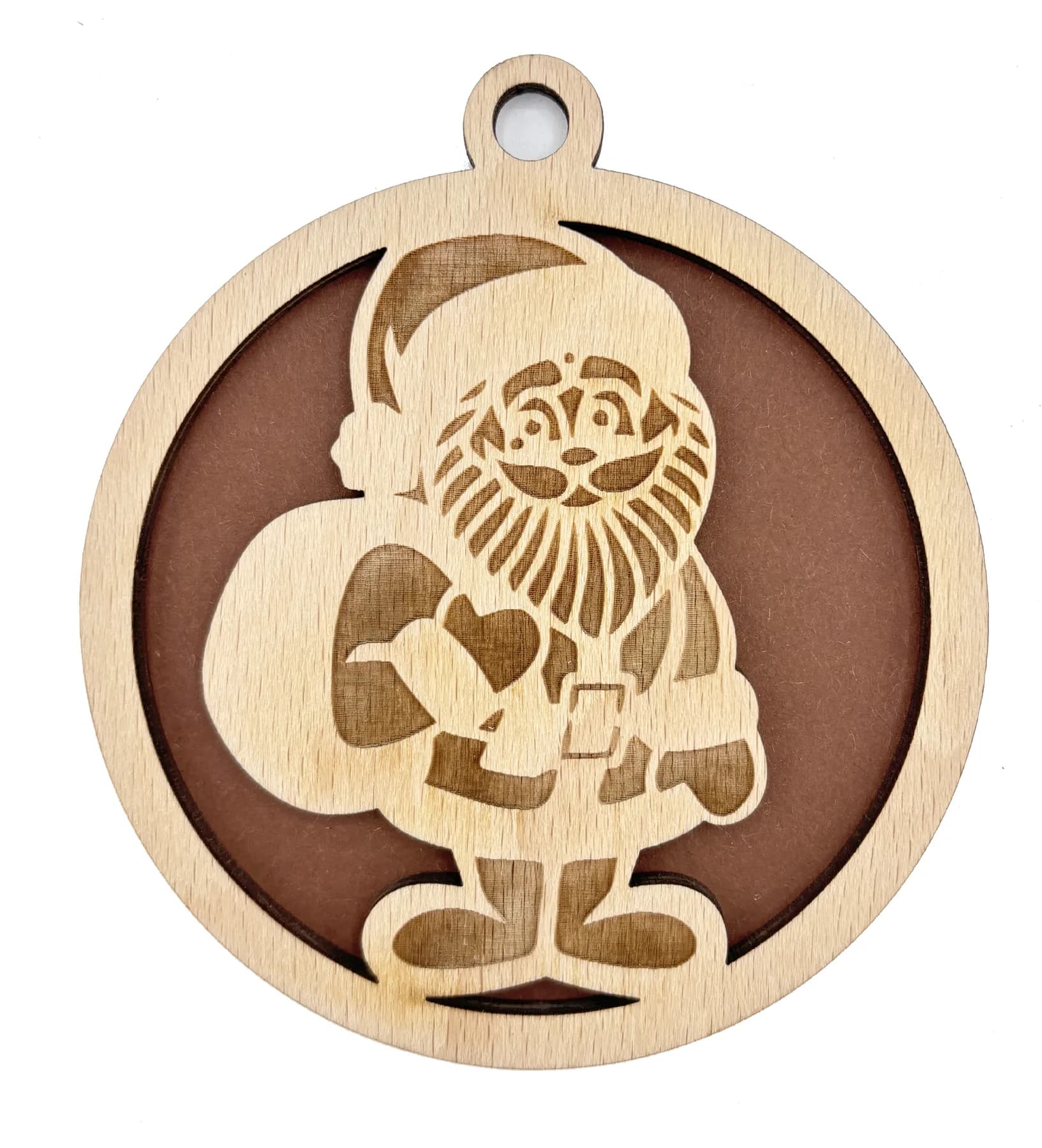 Christbaumanhänger aus Holz – Weihnachtsmotiv 12