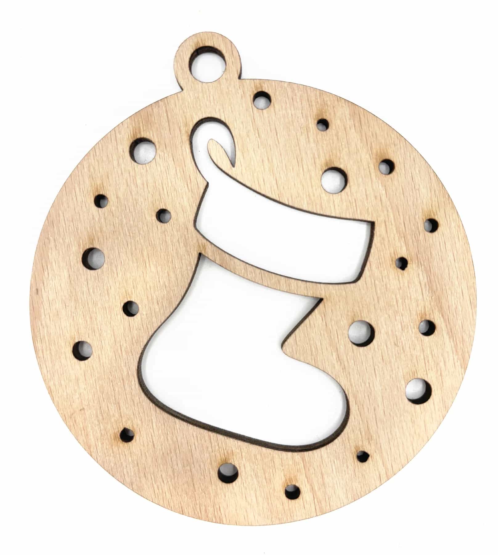 Décoration de Noël en bois – Motif de Noël 13