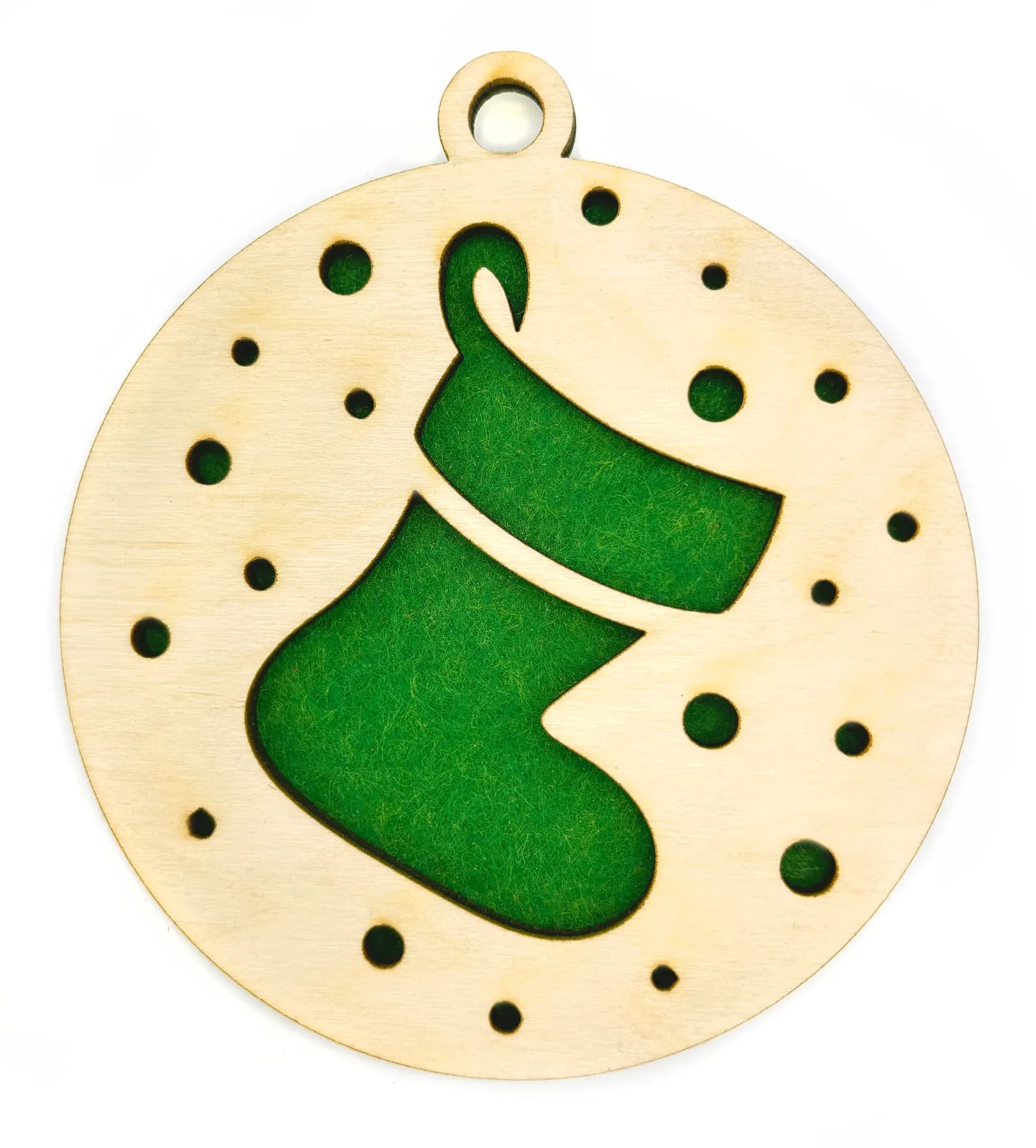 Christbaumanhänger aus Holz – Weihnachtsmotiv 13