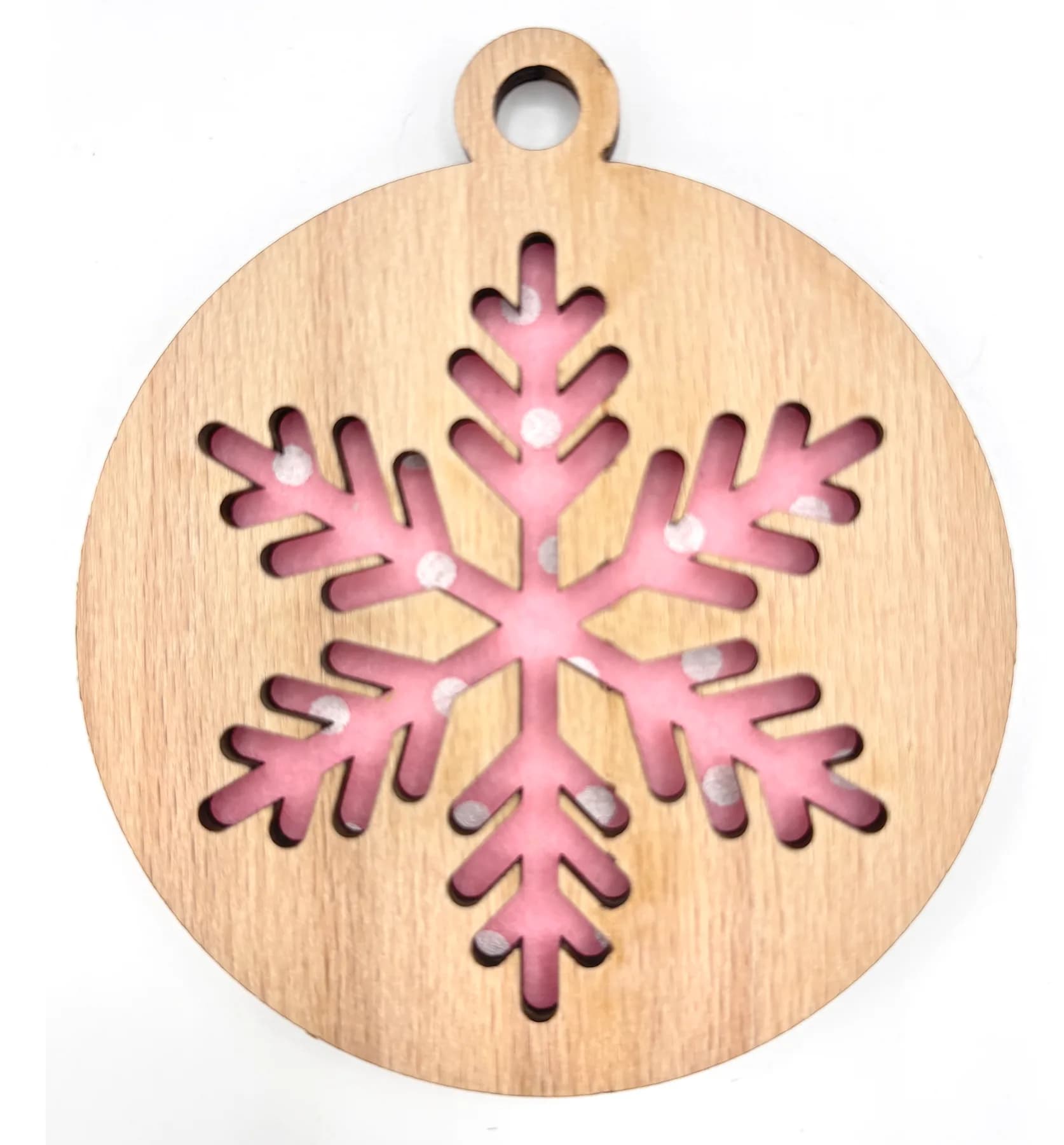 Christbaumanhänger aus Holz – Weihnachtsmotiv 14