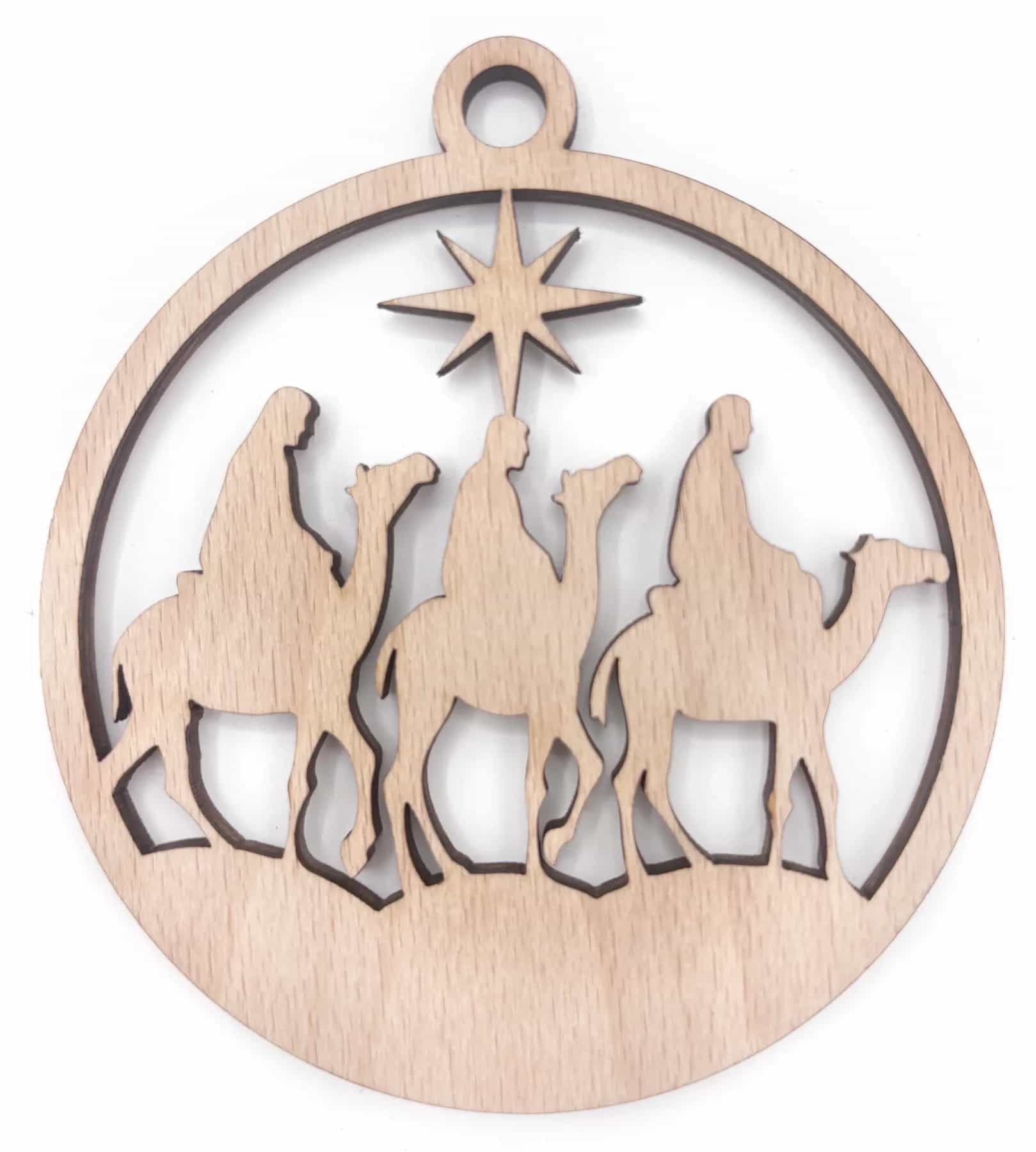 Décoration de Noël en bois – Motif de Noël 17