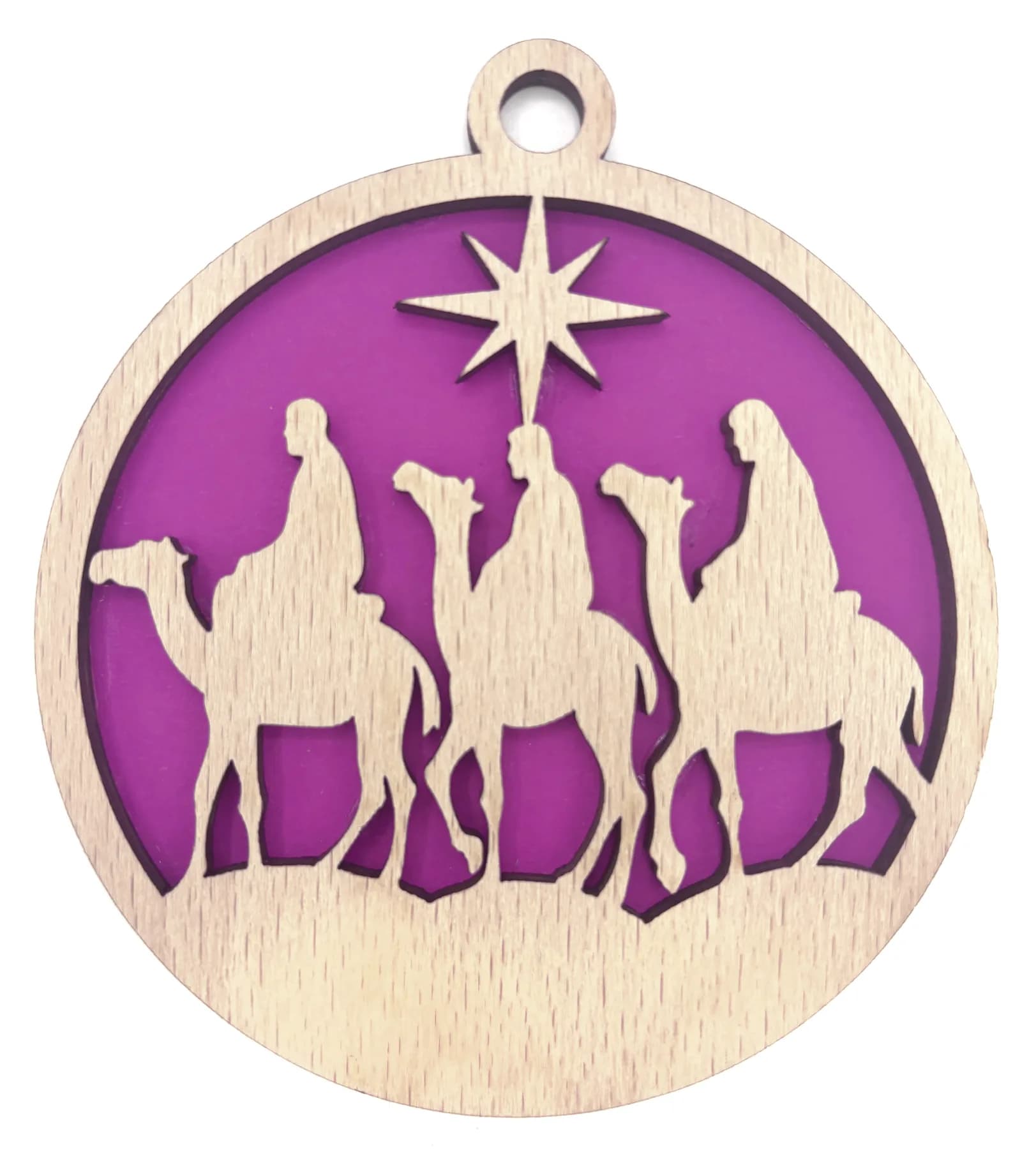 Christbaumanhänger aus Holz – Weihnachtsmotiv 17