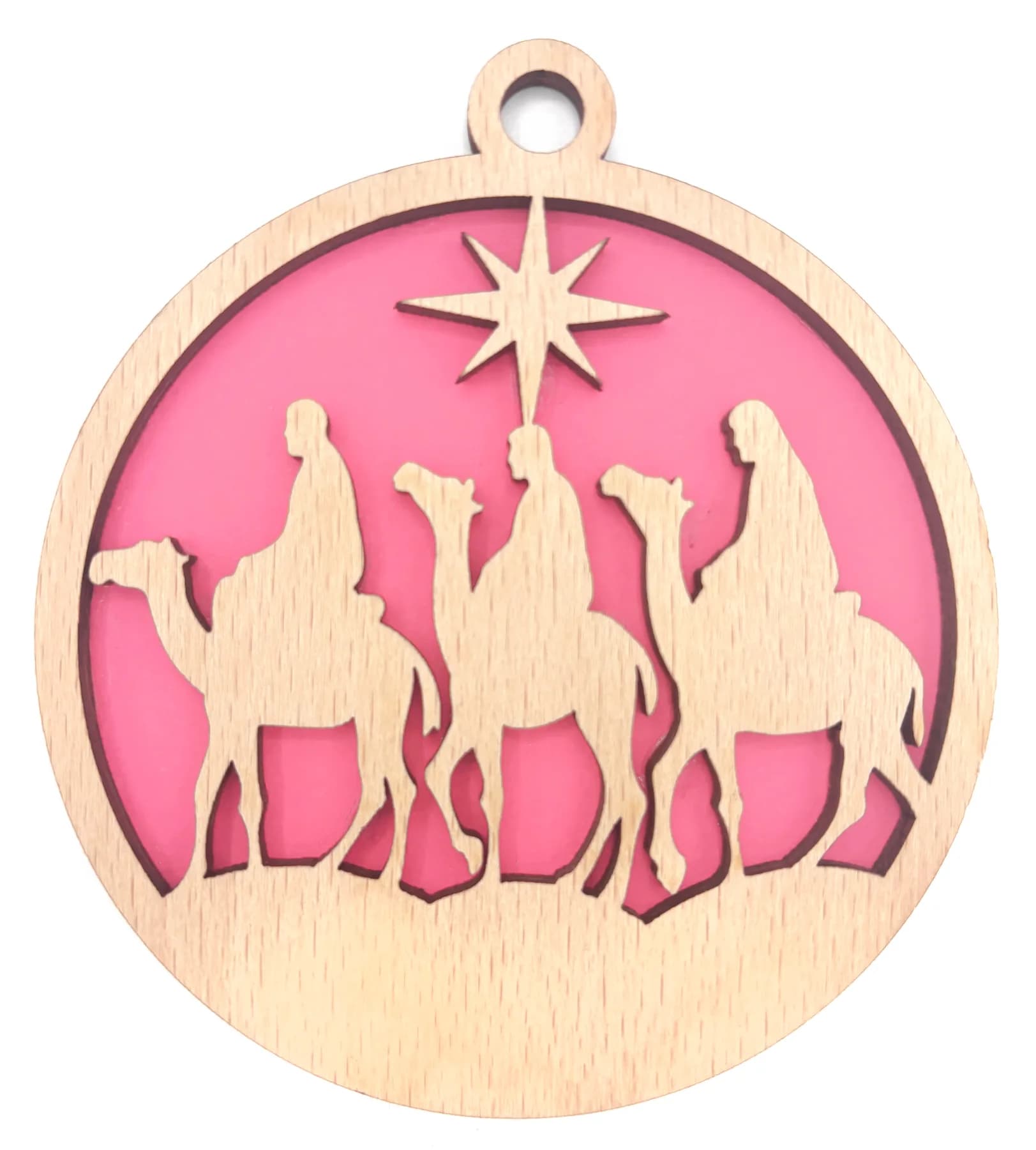 Christbaumanhänger aus Holz – Weihnachtsmotiv 17