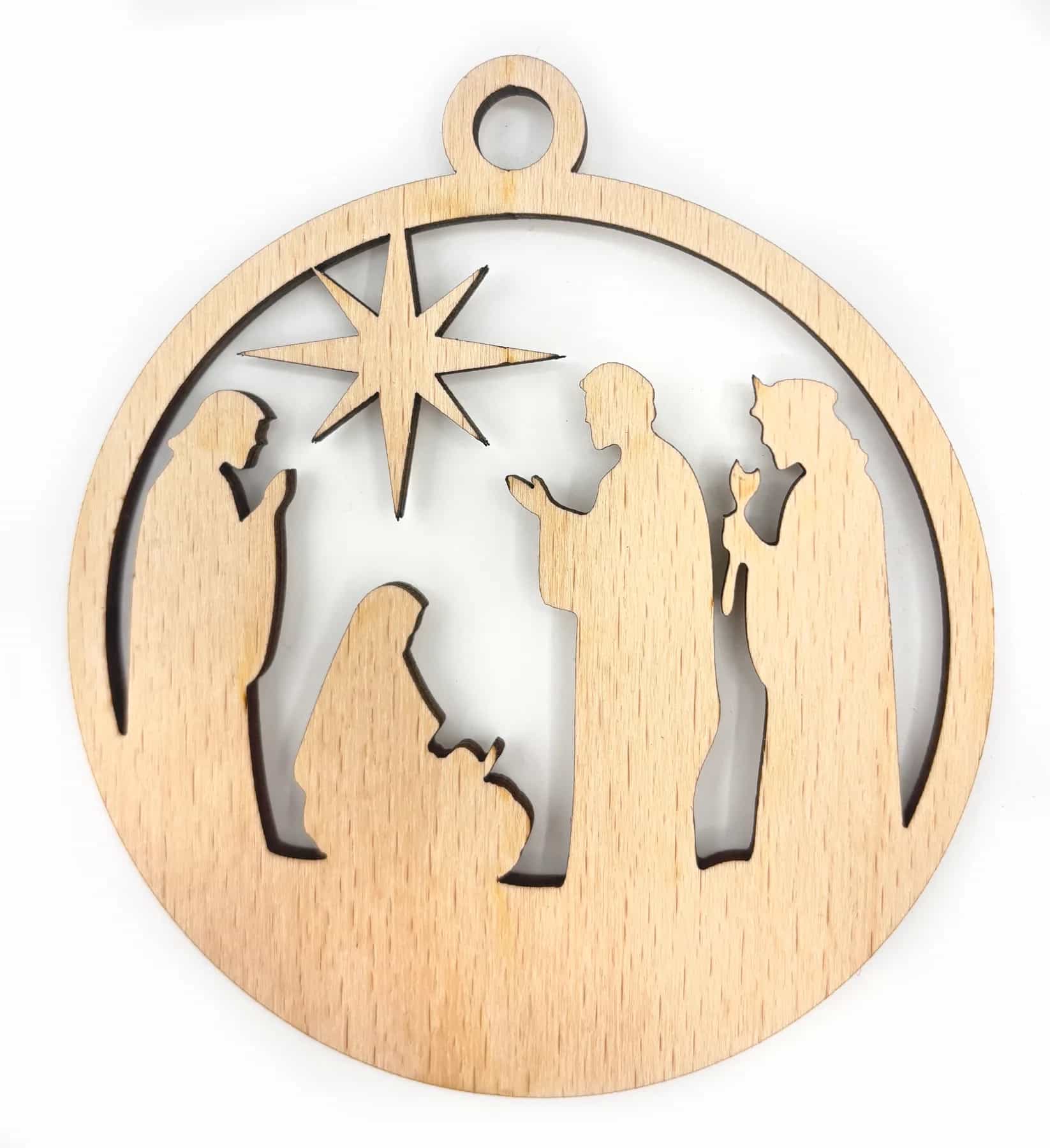 Décoration de Noël en bois – Motif de Noël 19