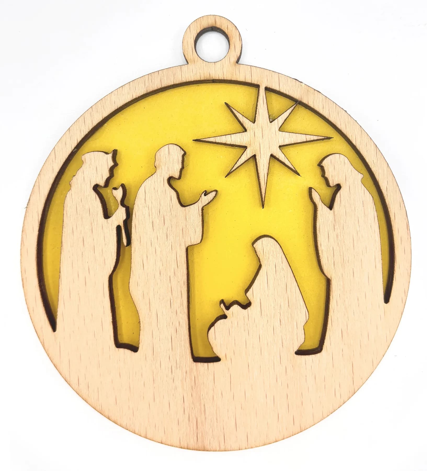 Wooden Christmas Ornament – Christmas Motif 19