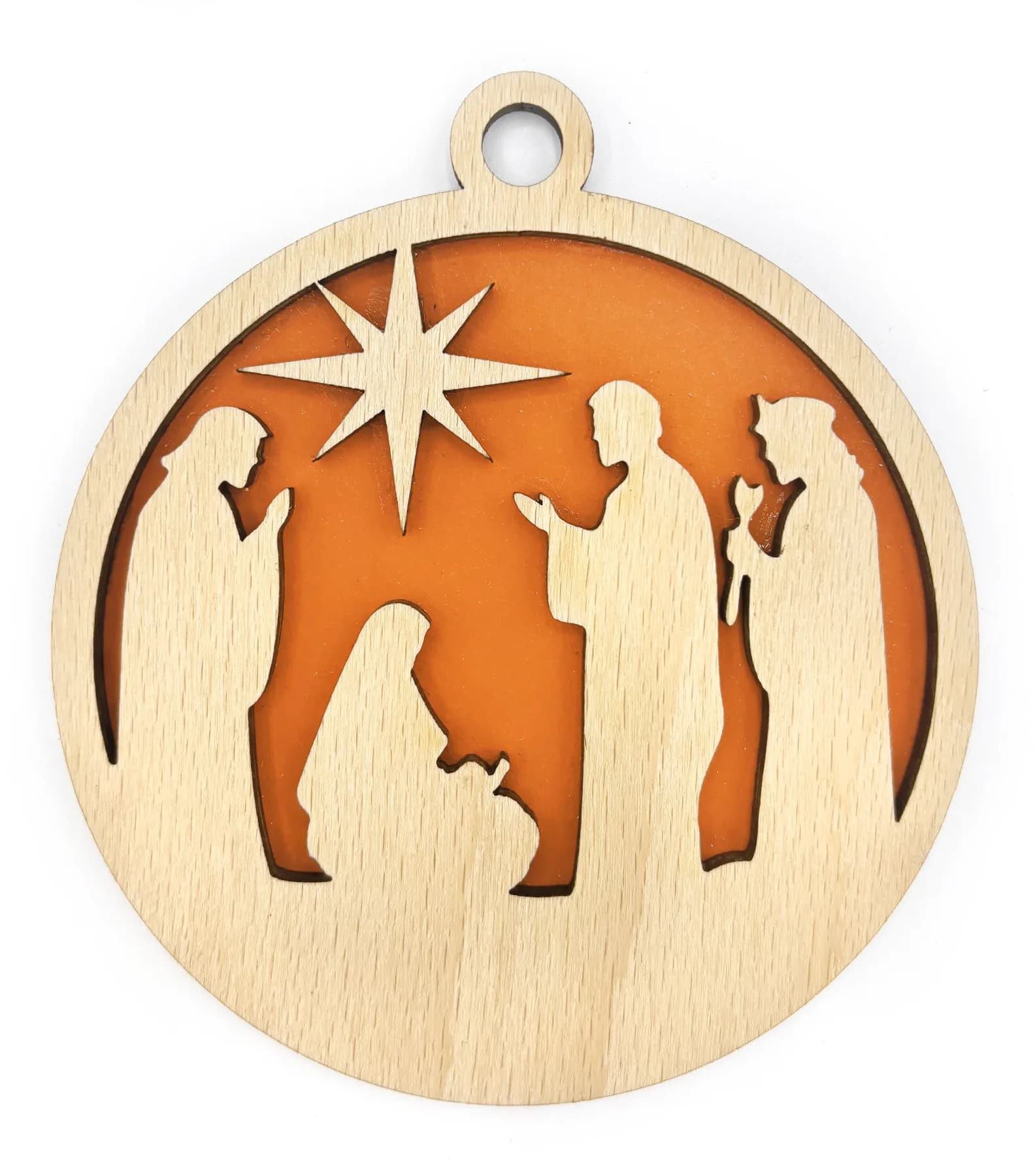 Wooden Christmas Ornament – Christmas Motif 19