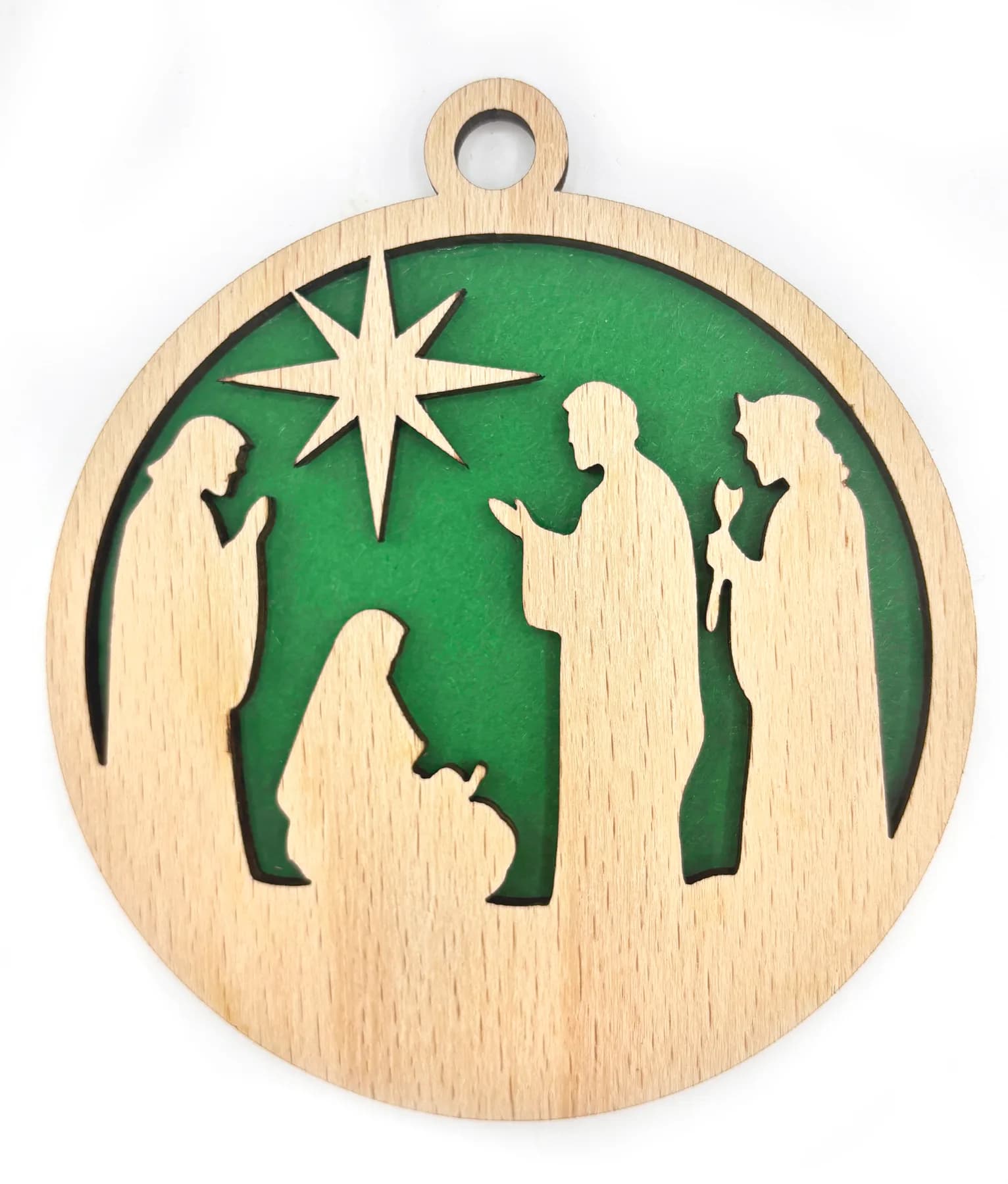 Wooden Christmas Ornament – Christmas Motif 19