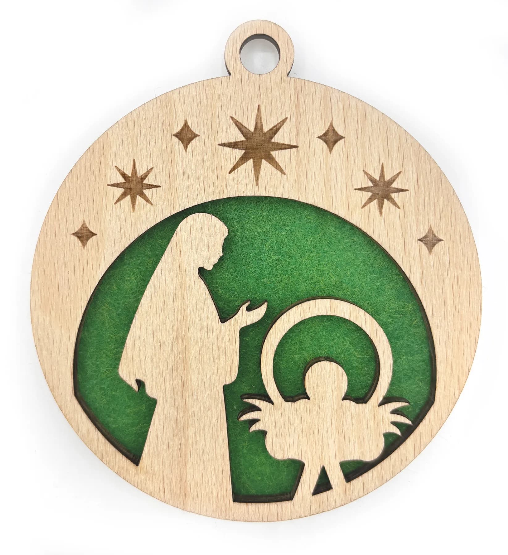 Wooden Christmas Ornament – Christmas Motif 20
