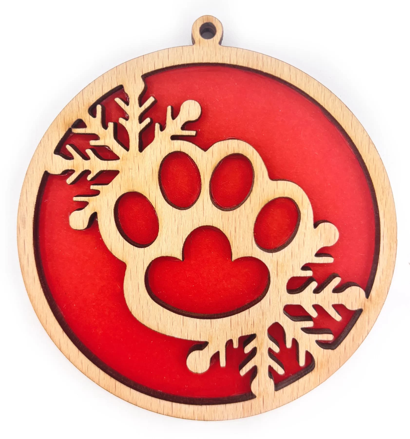 Wooden Christmas Ornament – Christmas Motif 22