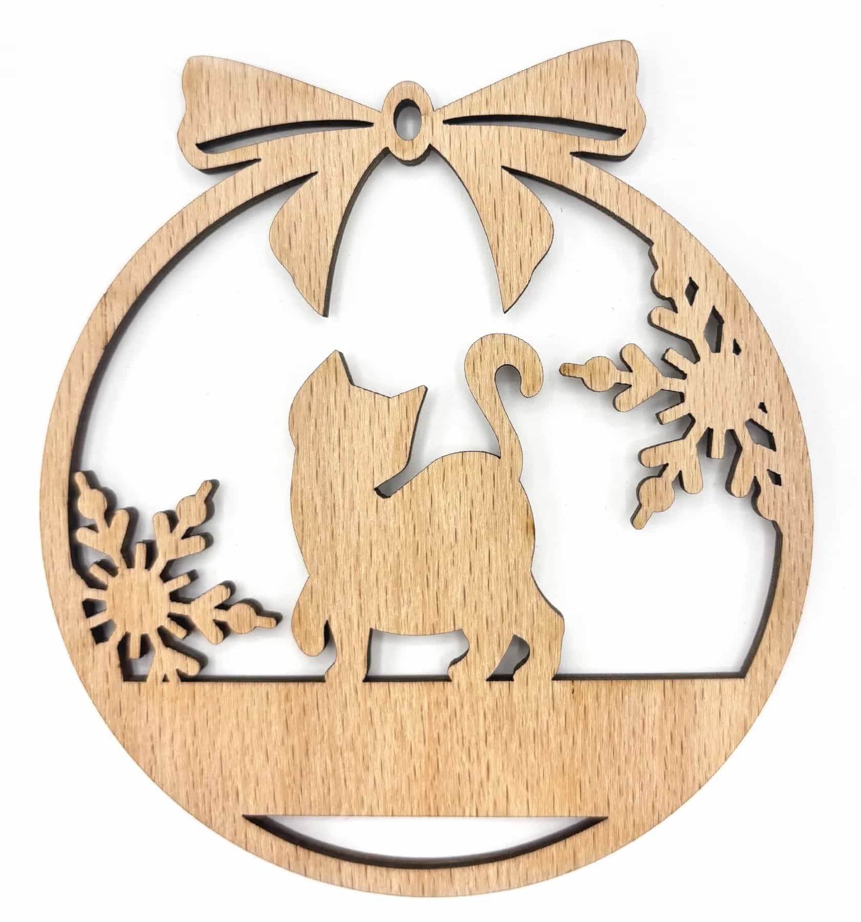 Décoration de Noël en bois – Motif de Noël 23