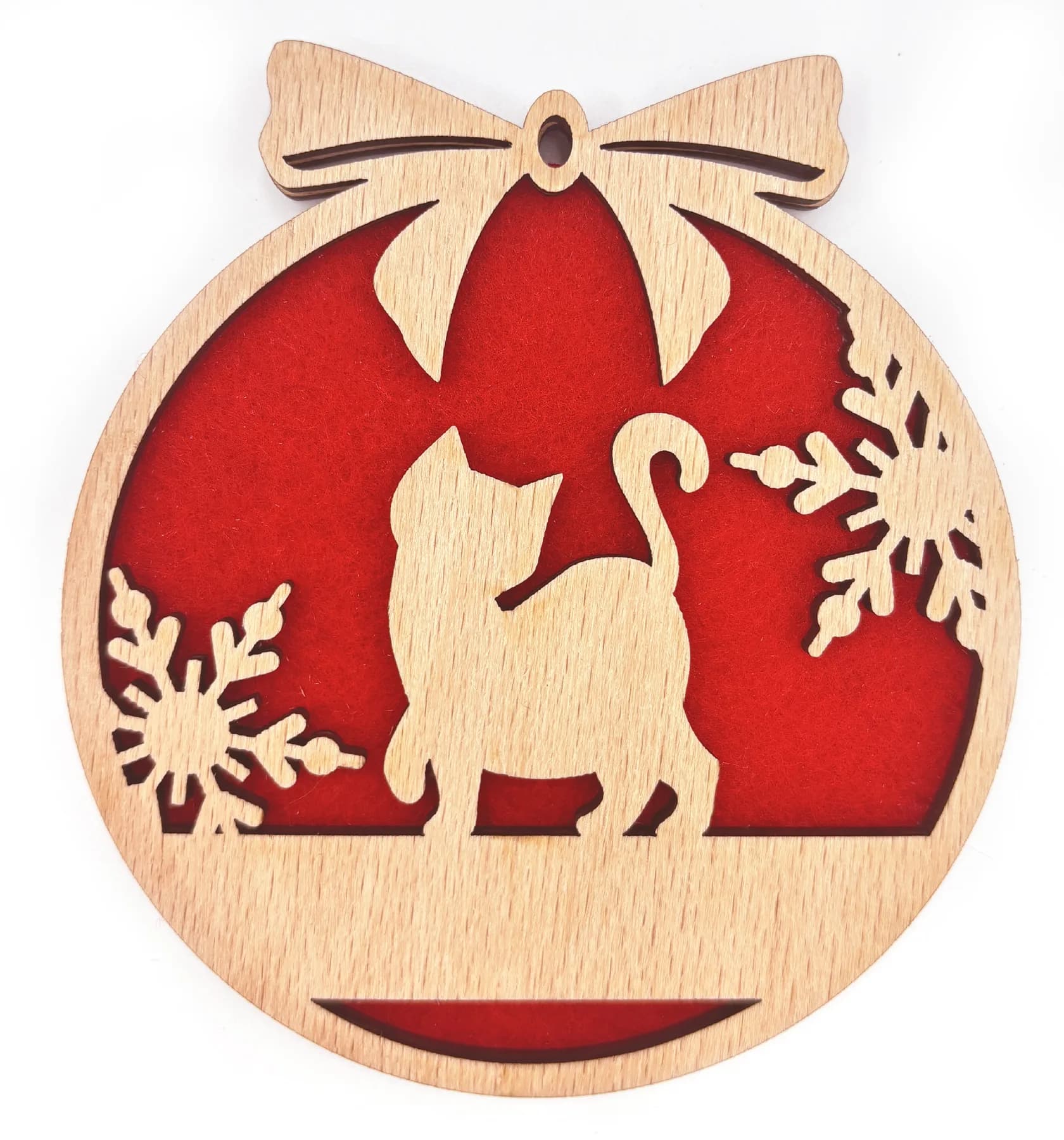 Wooden Christmas Ornament – Christmas Motif 23
