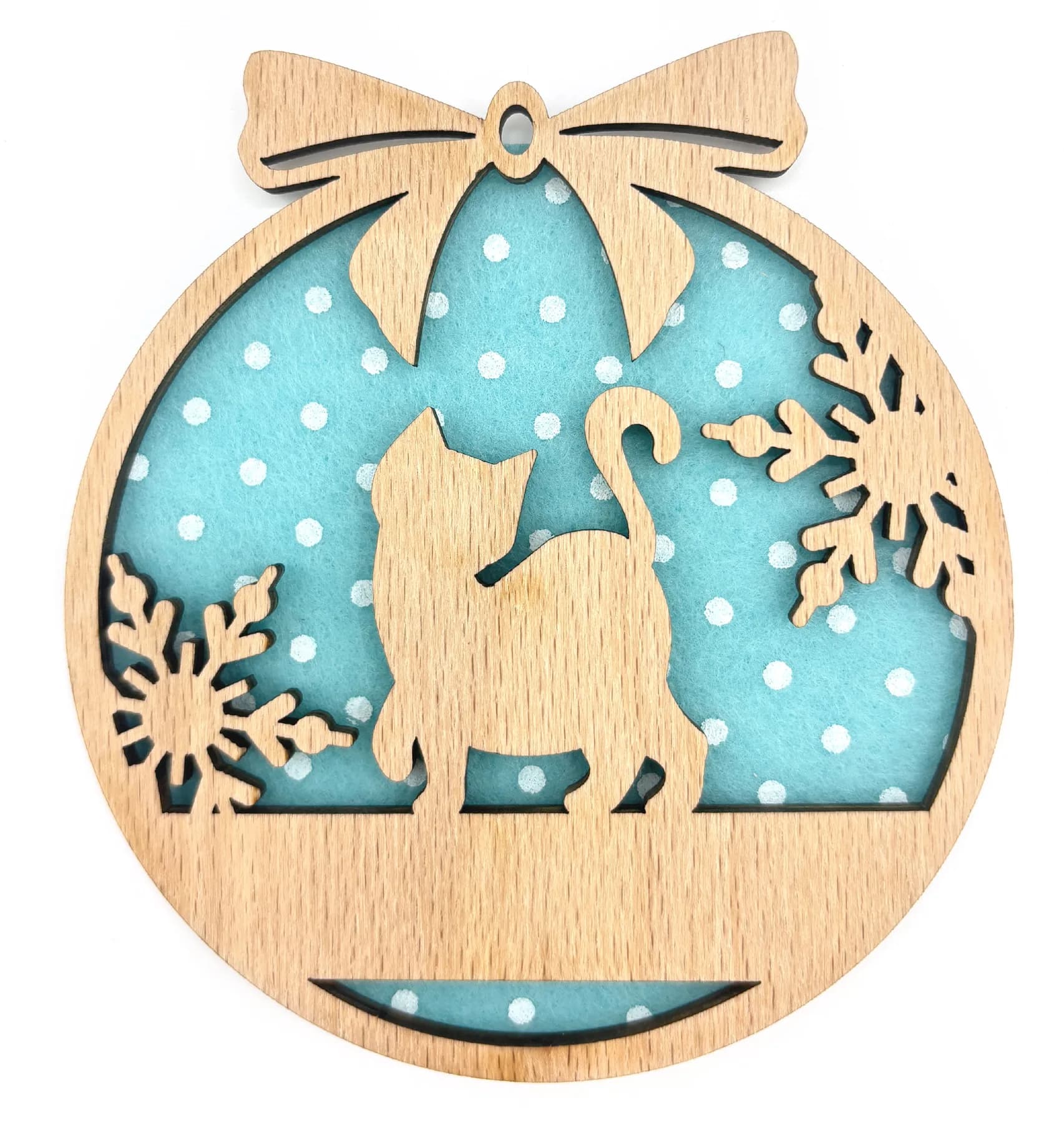 Wooden Christmas Ornament – Christmas Motif 23