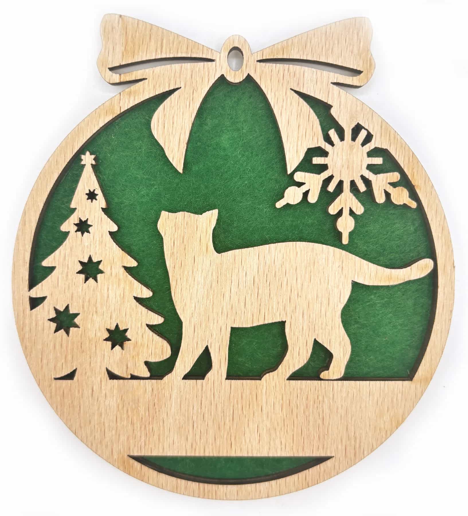 Décoration de Noël en bois – Motif de Noël 24