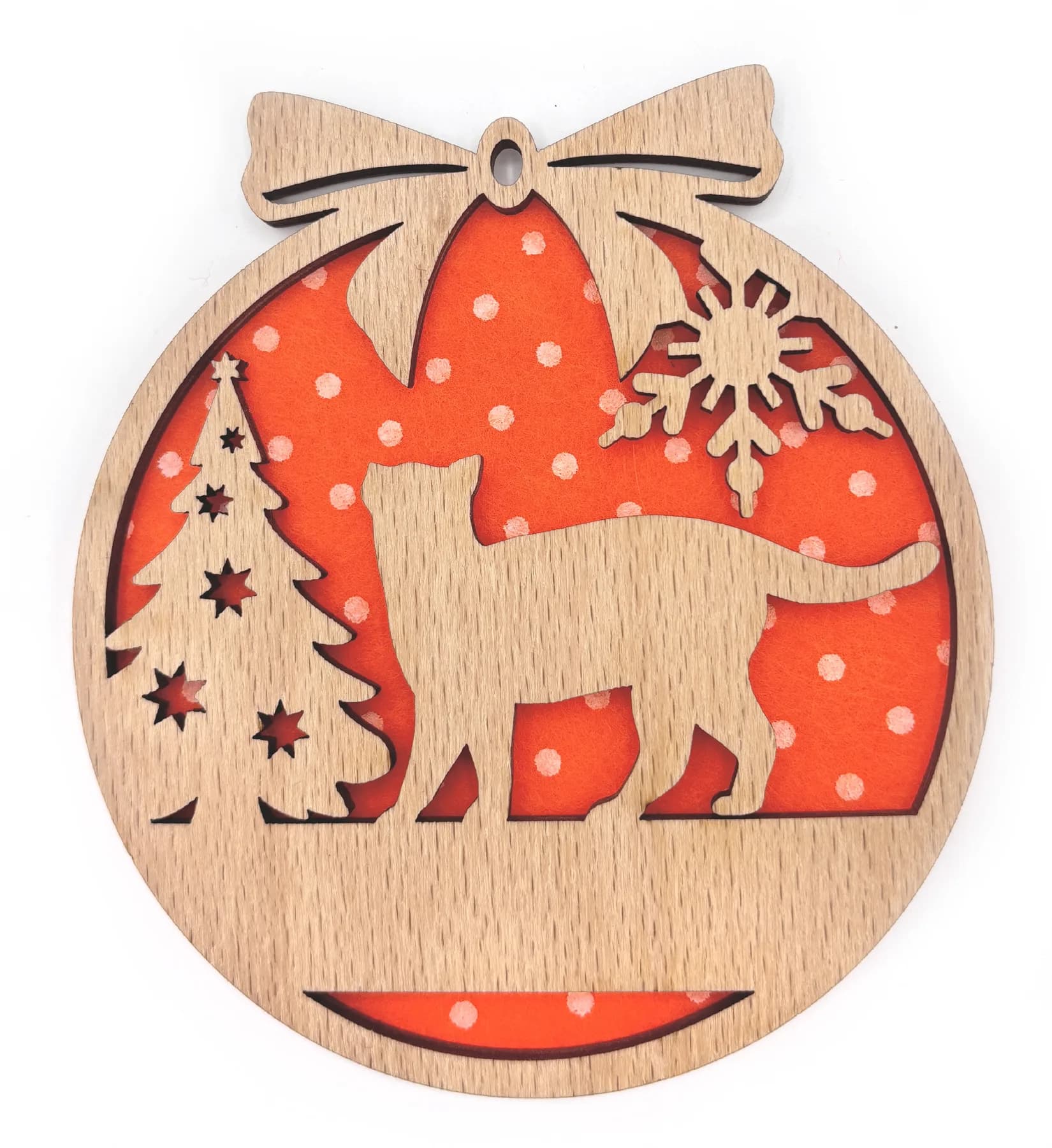 Wooden Christmas Ornament – Christmas Motif 24