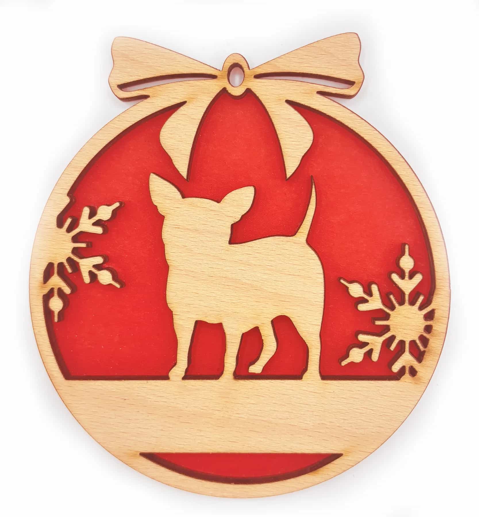 Décoration de Noël en bois – Motif de Noël 29