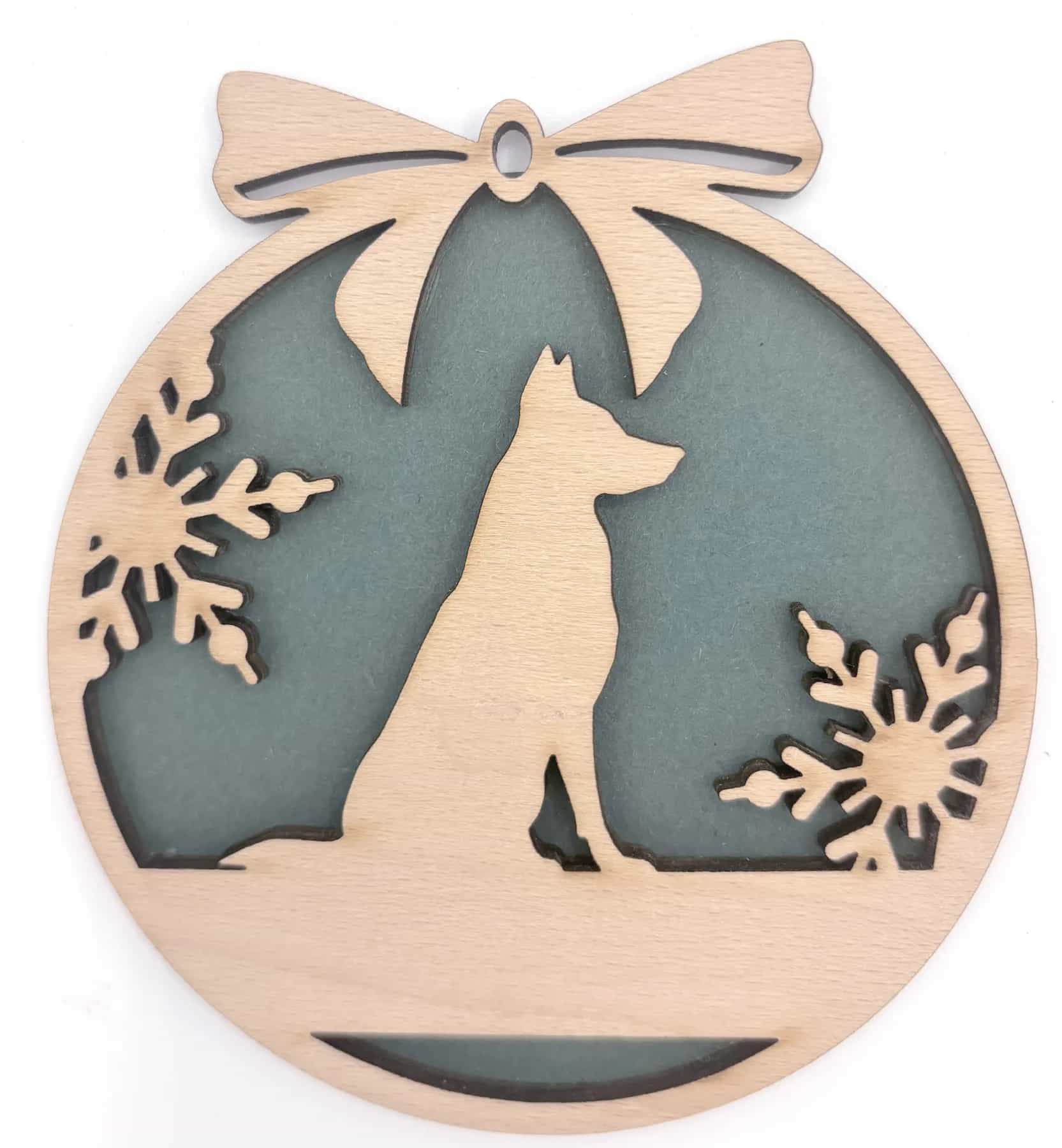 Décoration de Noël en bois – Motif de Noël 31