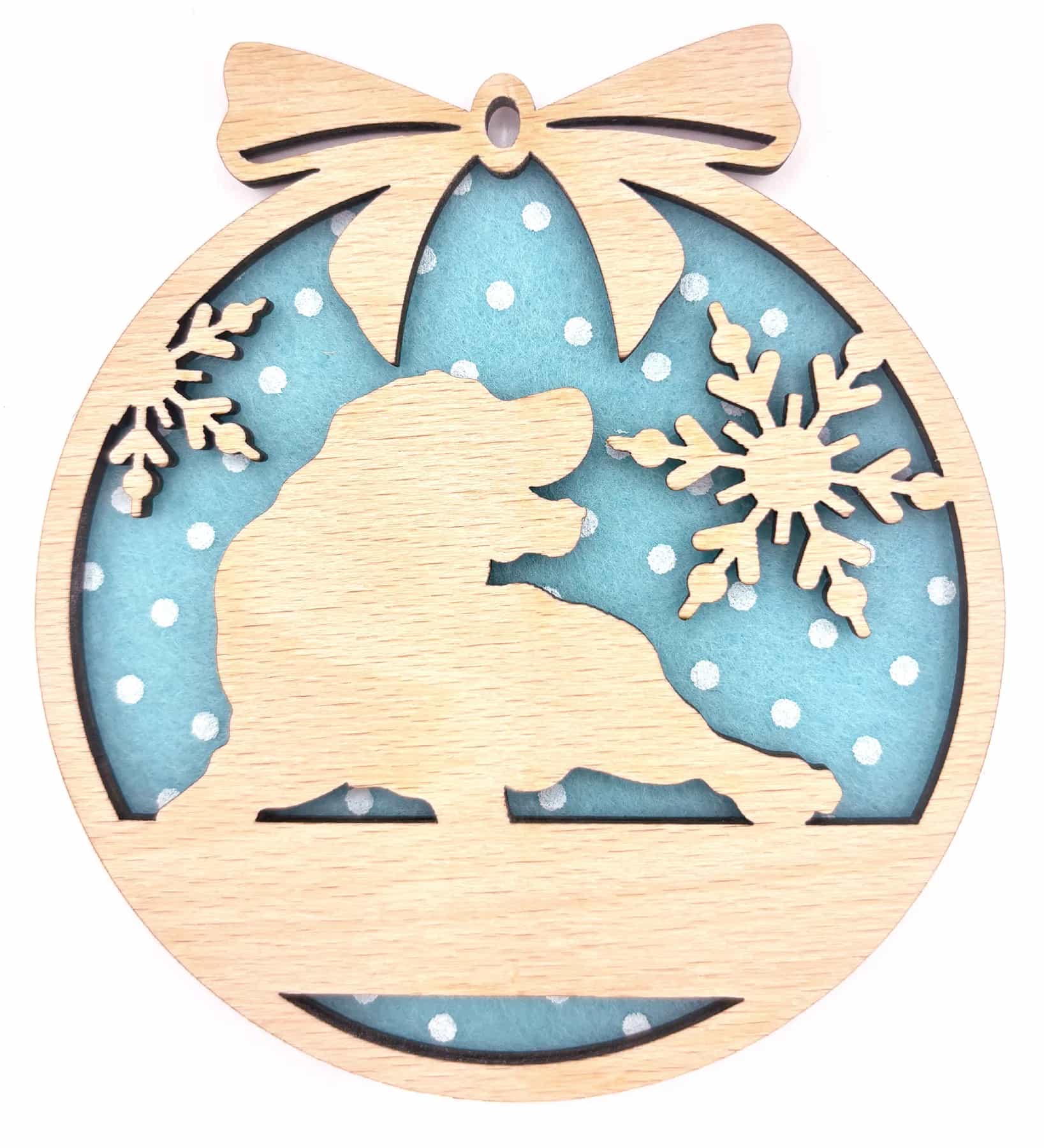 Décoration de Noël en bois – Motif de Noël 32