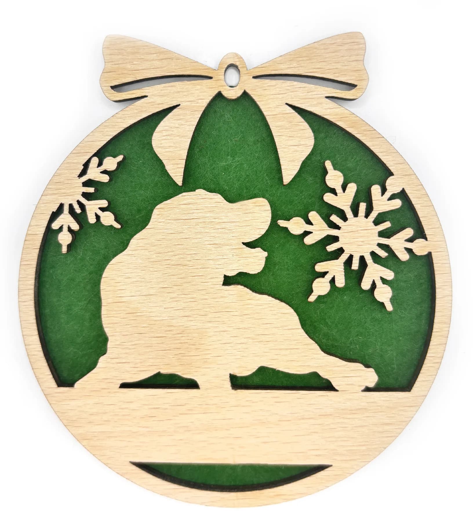 Christbaumanhänger aus Holz – Weihnachtsmotiv 32