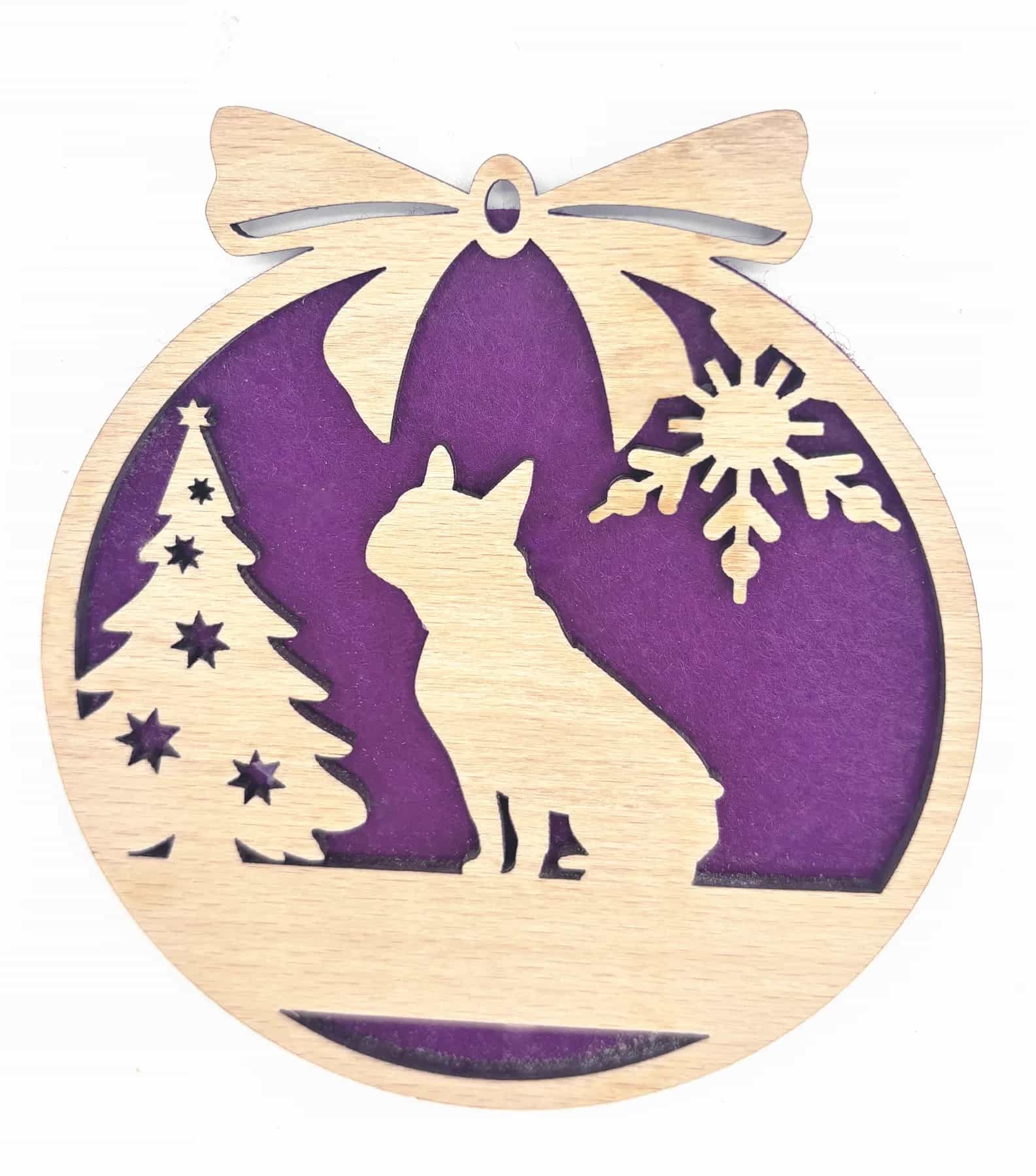 Décoration de Noël en bois – Motif de Noël 33