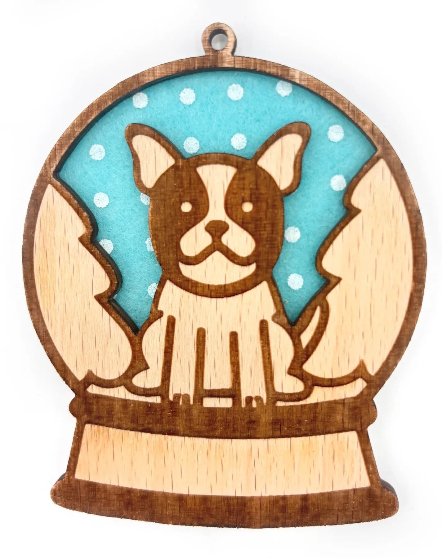 Wooden Christmas Ornament – Christmas Motif 34