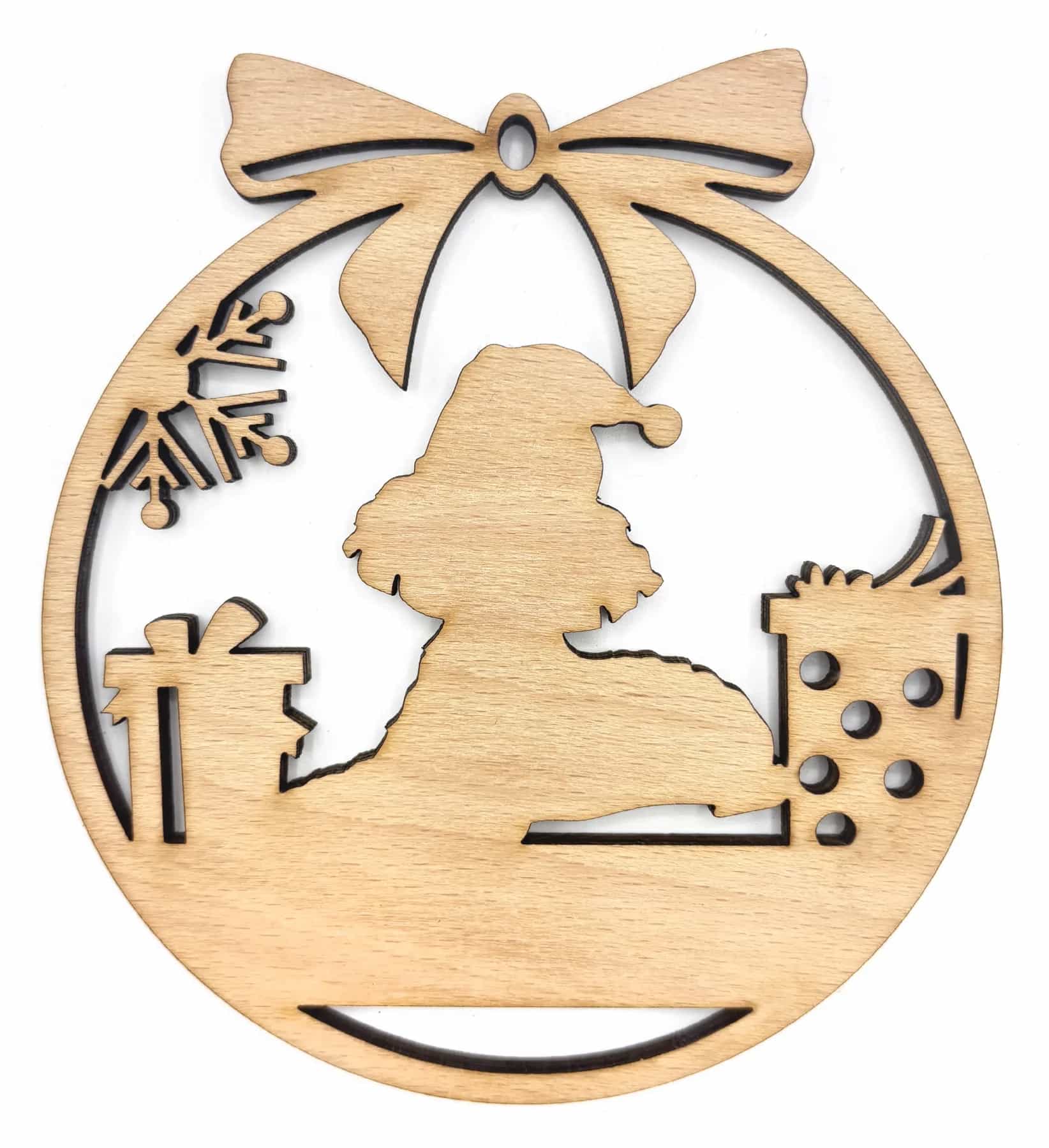 Décoration de Noël en bois – Motif de Noël 35