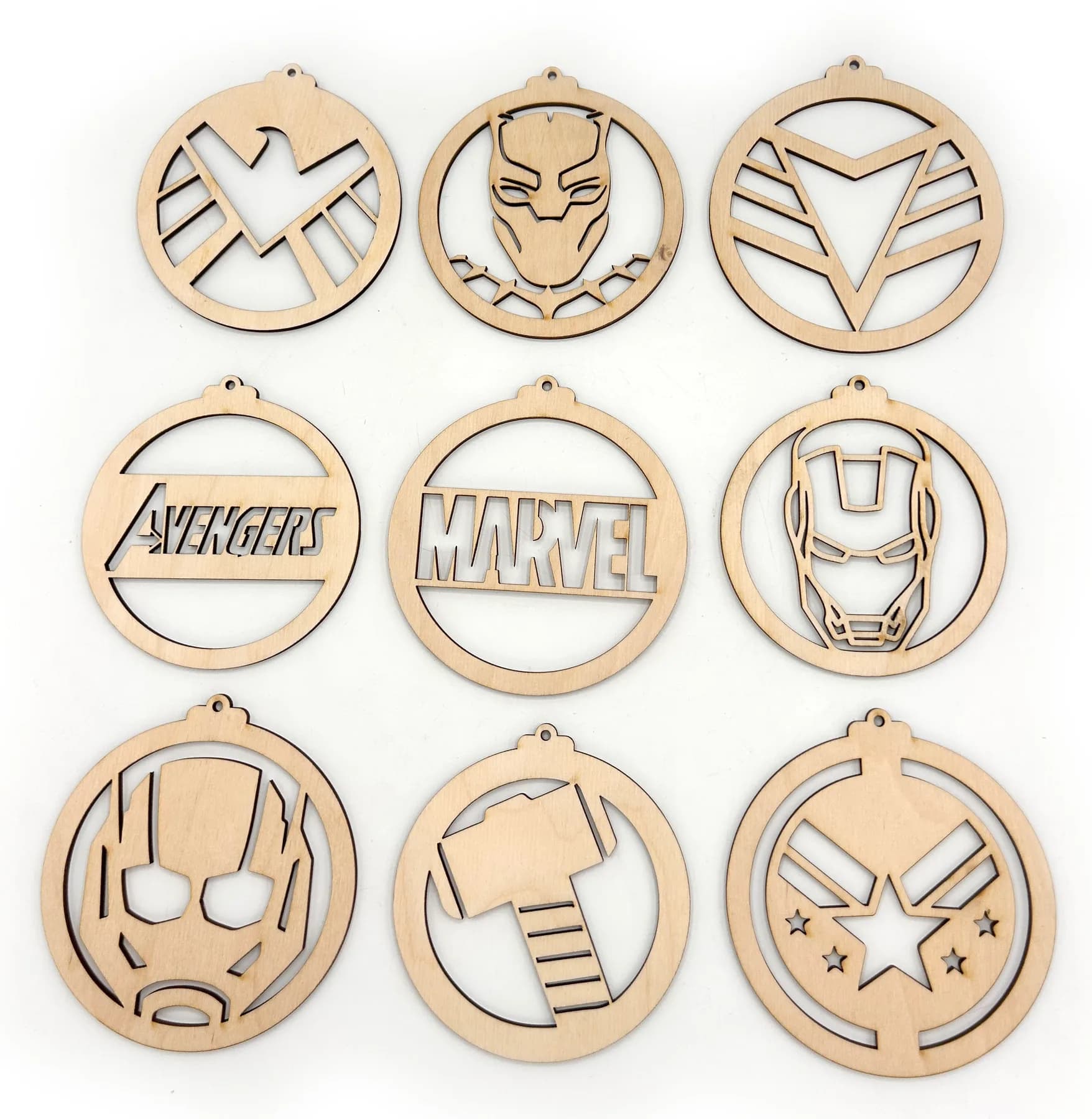 Décoration de Noël en bois – MARVEL 2