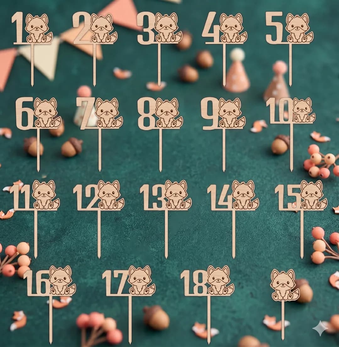 Zápich na tortu - Narodeniny - Líška